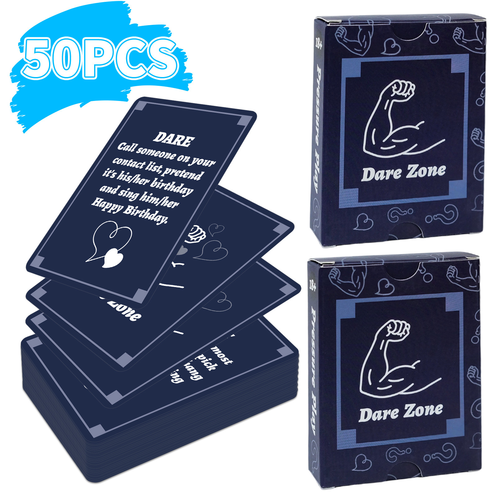 Party Games Questions For Adults - 50Pcs Party Game Cards for Adults