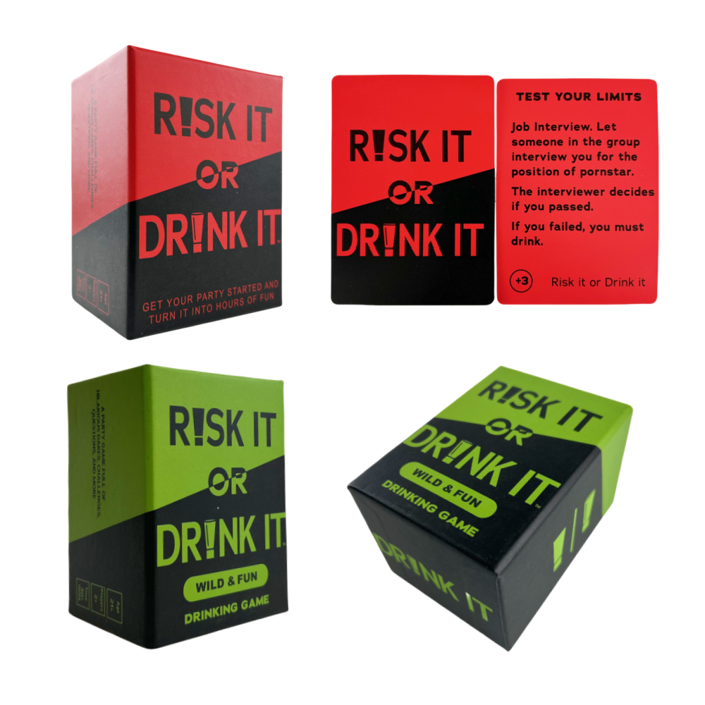 Party Games Questions For Adults - Fun Party Game For College Card