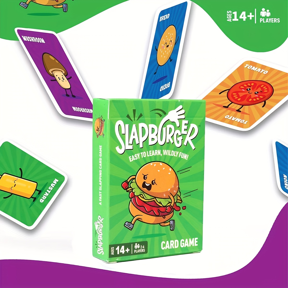 Quick Games Party - Slapburger Card Game – Fast-Paced Quick