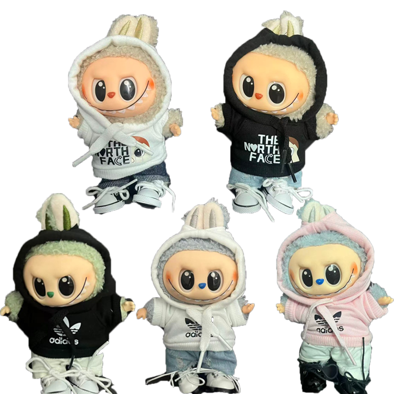 Party Games 15 In 1 - New For Labubu Doll Hooded Clothing