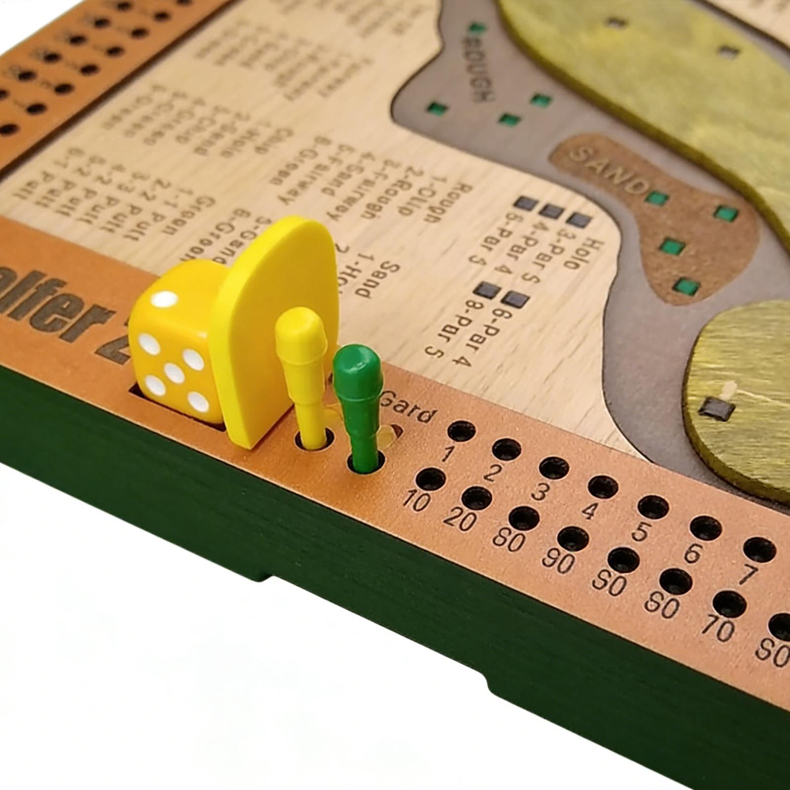 Golf Dice Game Wooden Challeng - đánh giá và giá Party Games Console