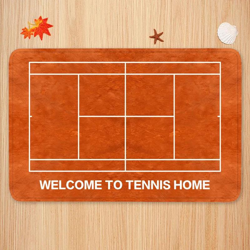 Sports Theme Carpet Mat Tennis - đánh giá và giá Badminton Set Garden