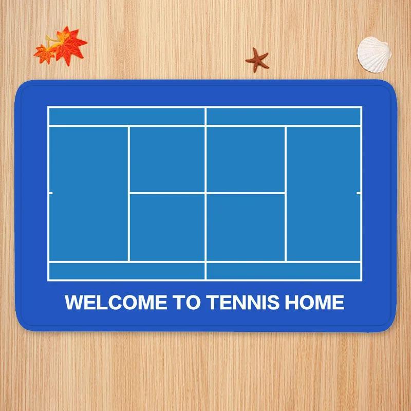 Sports Theme Carpet Mat Tennis - đánh giá và giá Badminton Set Garden