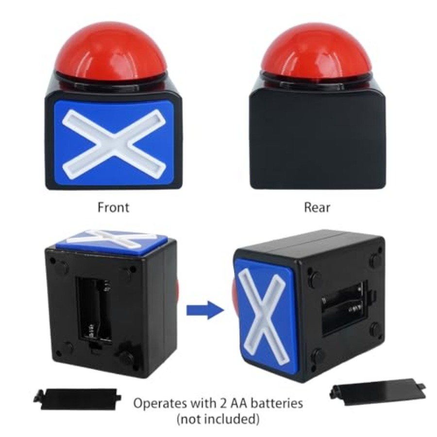 8 Pcs Answer Game Buzzer with  - đánh giá và giá Party Games Quiz For Adults