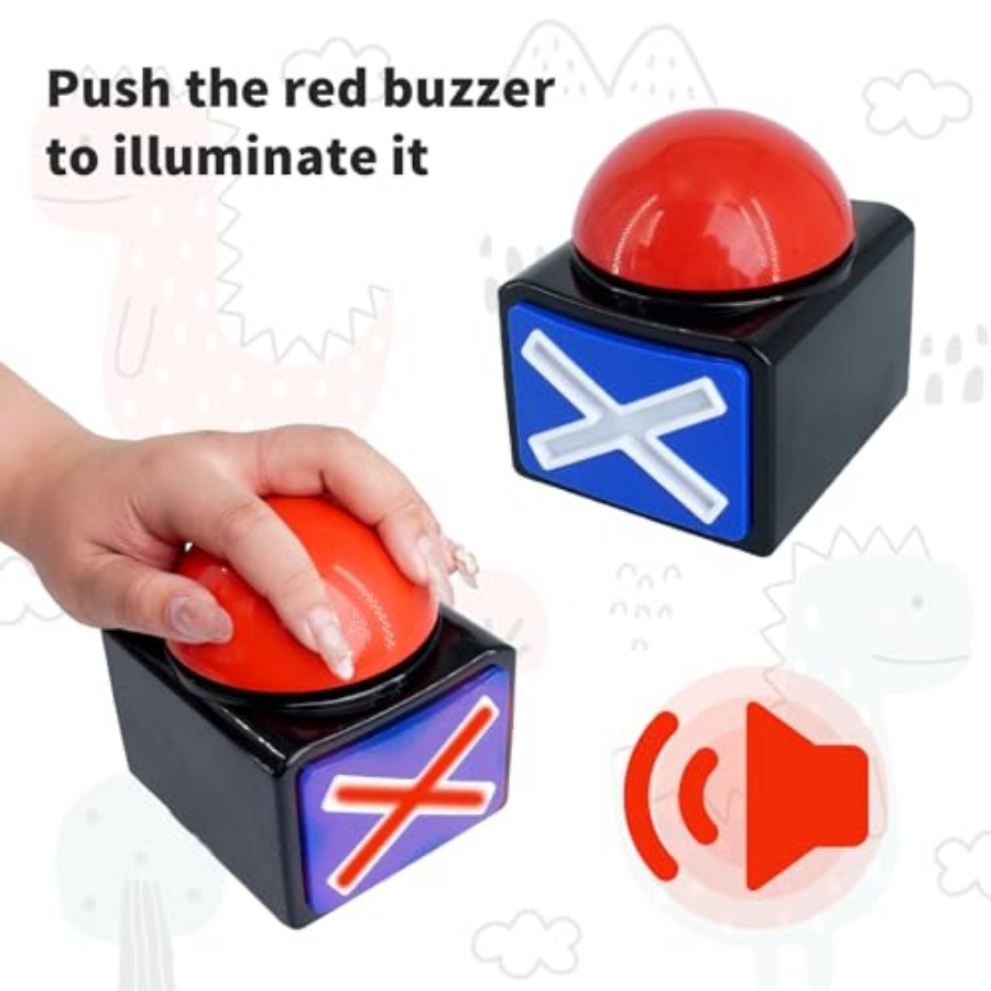 8 Pcs Answer Game Buzzer with  - đánh giá và giá Party Games Quiz For Adults