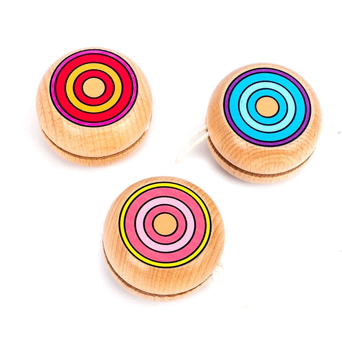 2pcs Wooden Circular Yo-Yo Bal - đánh giá và giá Party Games Physical