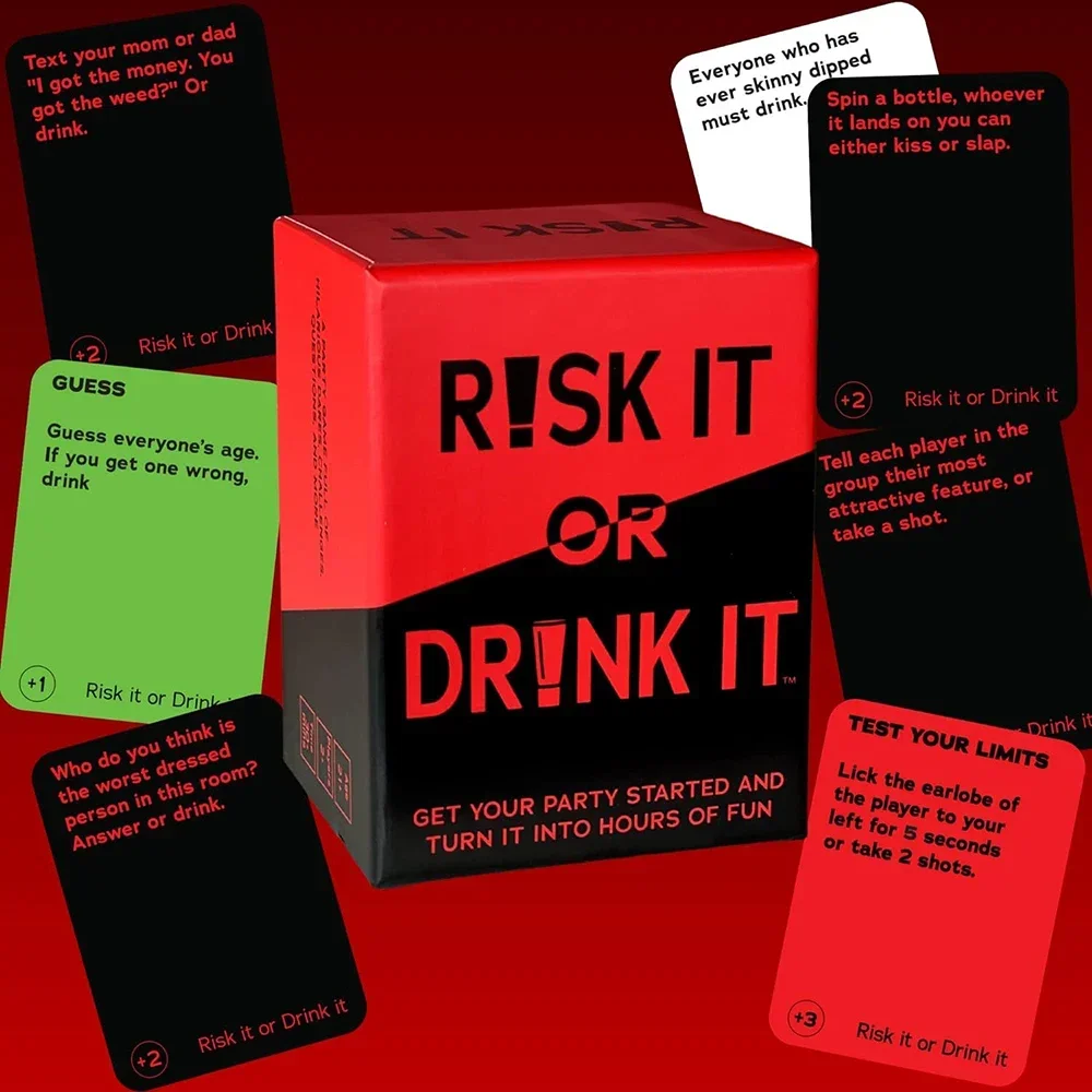 Risk It Or Drink It Fun Party  - đánh giá và giá Party Games Questions For Adults