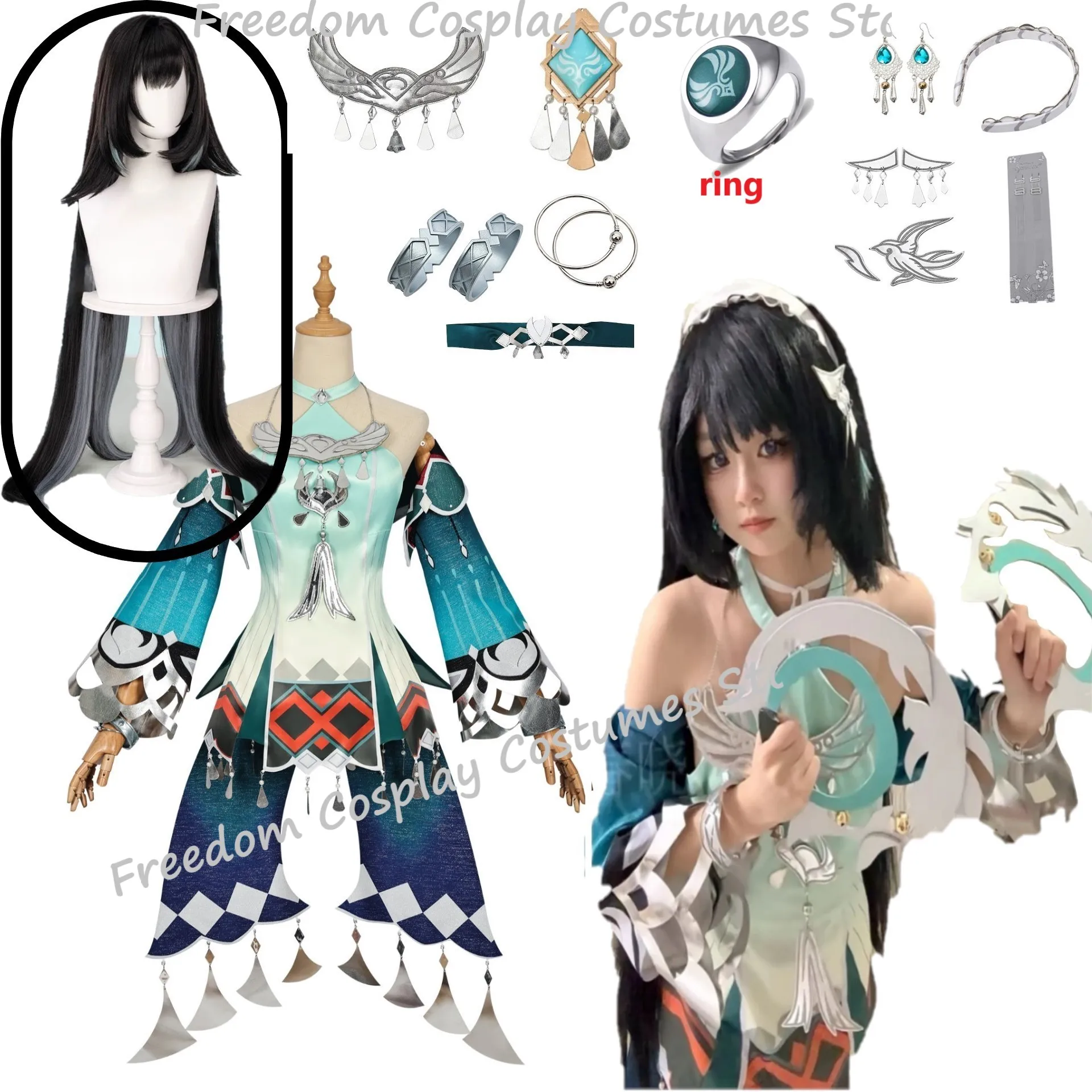 In Stock Lan Yan Cosplay Costu - đánh giá và giá Party Games New