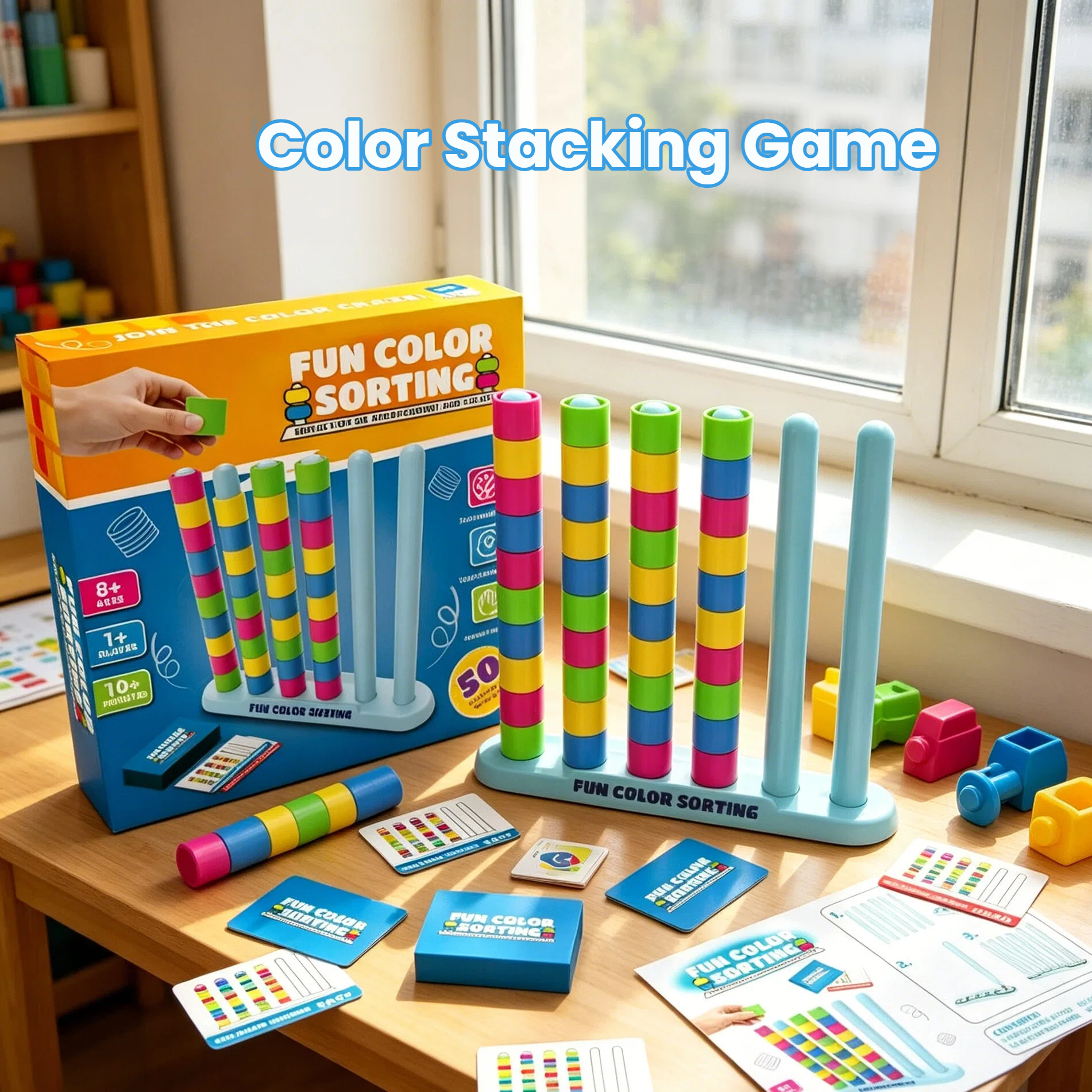 Color Stack Challenge Game-Fas - đánh giá và giá Quick Games Party