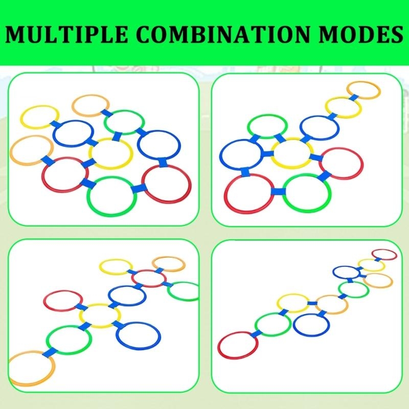  Jumping Hoop Set Outdoor Phys - đánh giá và giá Party Games Physical