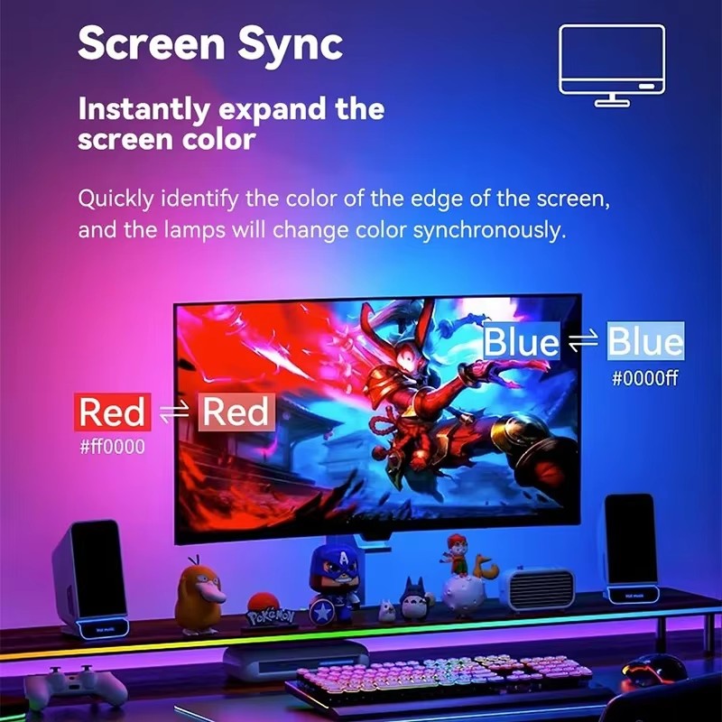 RGB Gaming Lights Strip Monito - đánh giá và giá Party Games Pc