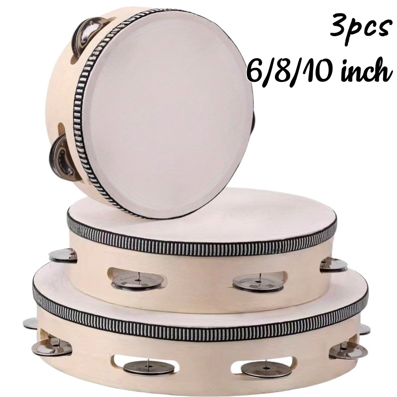 1/3pcs Wooden Tambourine 6/8/1 - đánh giá và giá Party Games Console