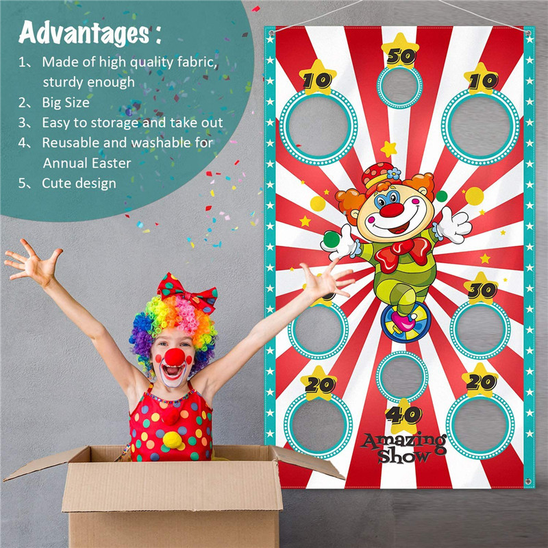 Fun Bean Bag Toys Game Banner  - đánh giá và giá Party Games Physical