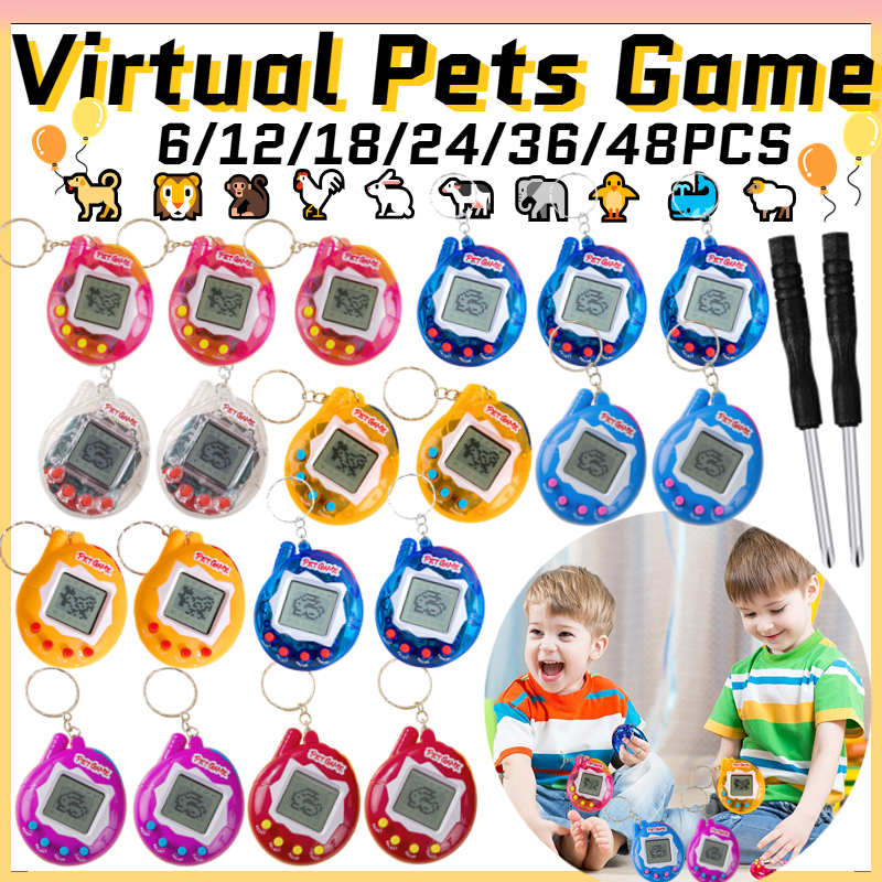 6-48PCS Virtual Pet Keychain D - đánh giá và giá Party Games Console