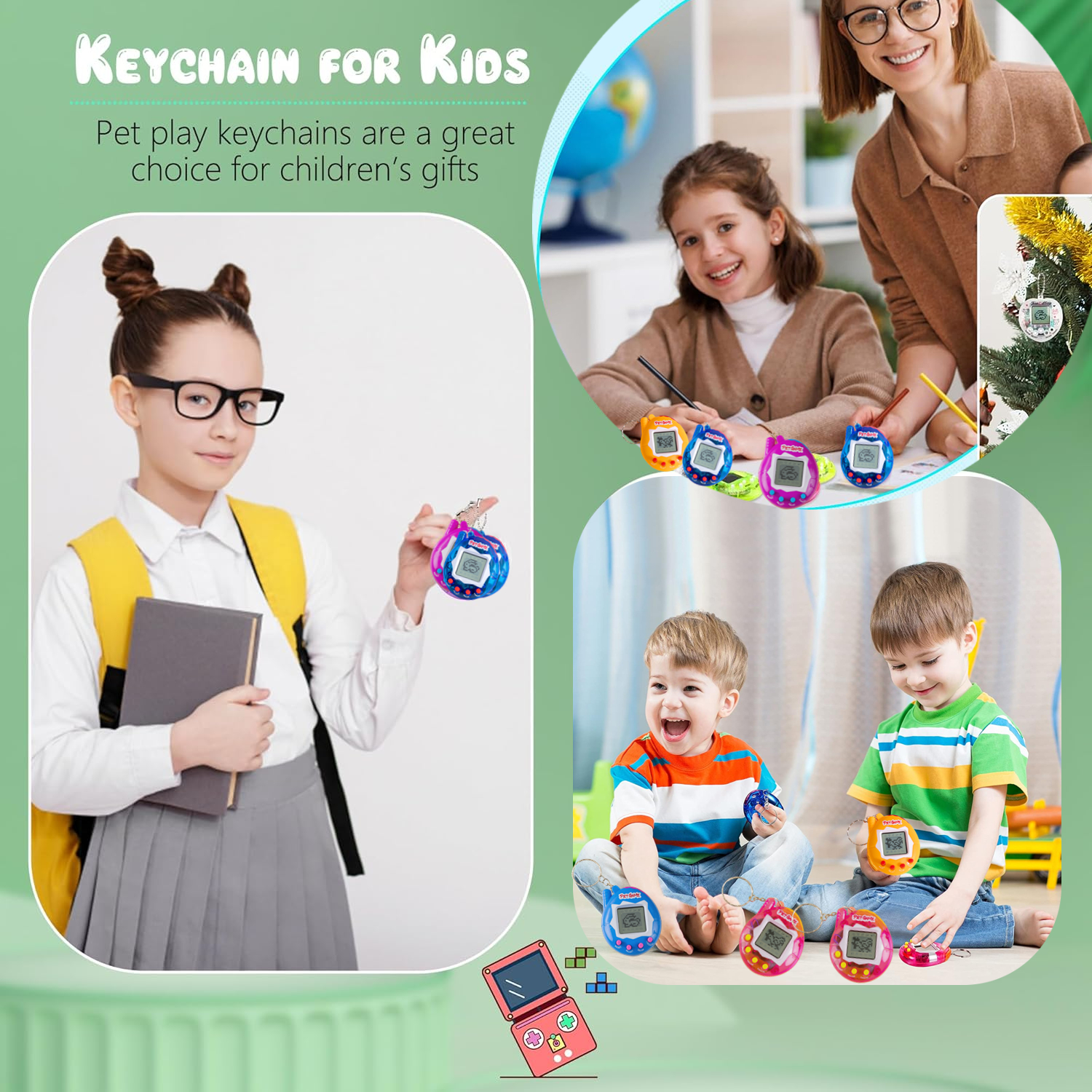6-48PCS Virtual Pet Keychain D - đánh giá và giá Party Games Console