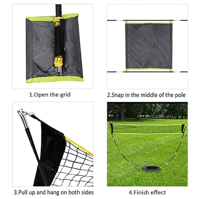 Foldable Badminton Net Set for - đánh giá và giá Badminton Set Garden