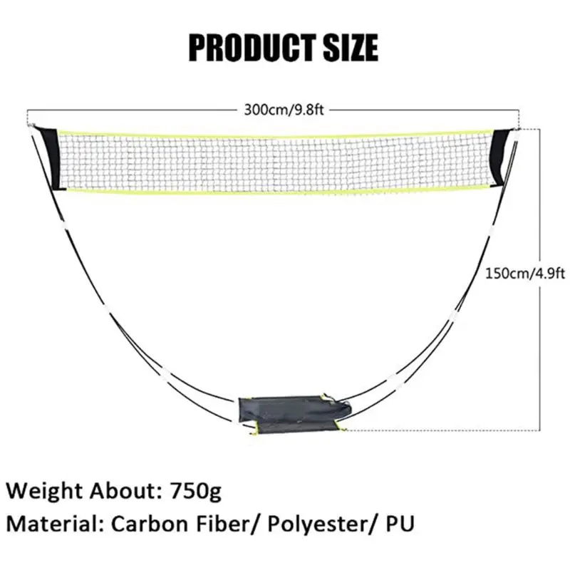 Foldable Badminton Net Set for - đánh giá và giá Badminton Set Garden