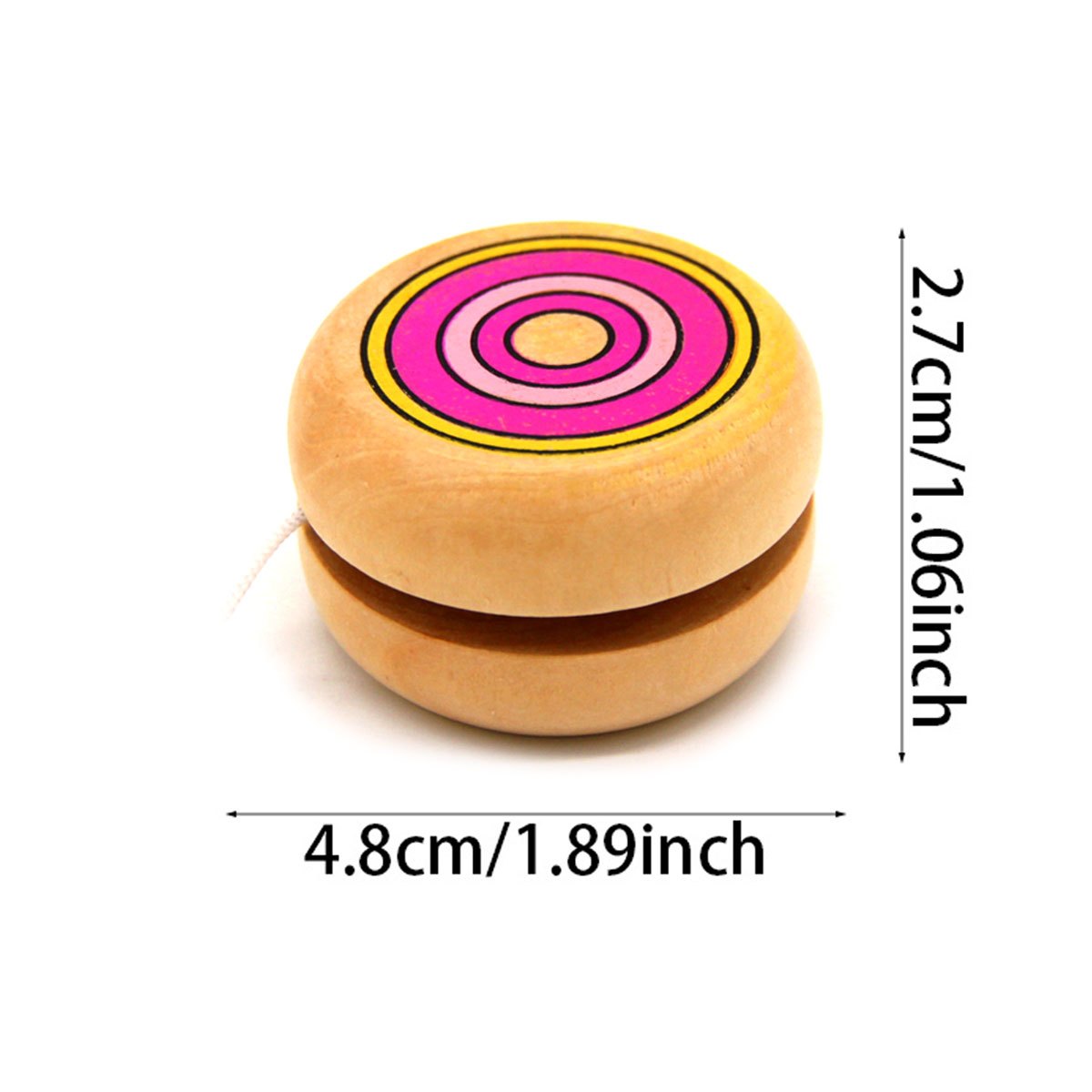 2pcs Wooden Circular Yo-Yo Bal - đánh giá và giá Party Games Physical